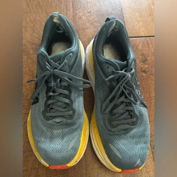 Hoka bondi 8 men’s athletic running shoes sneakers Sz 12.5D or 12 1/2) - Picture 9 of 15